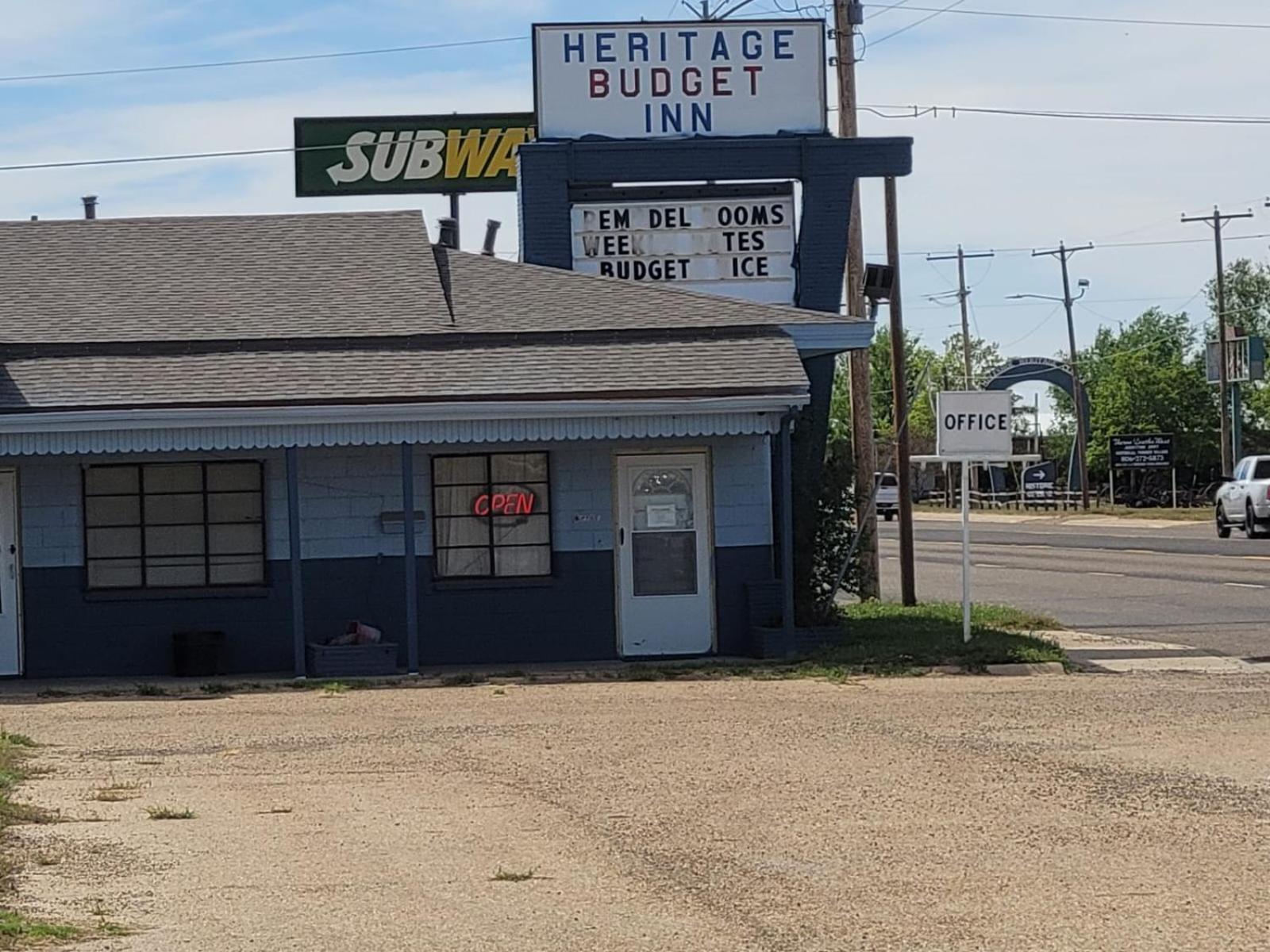 Heritage Budget Inn By Oyo Hwy 84 Muleshoe Exterior foto